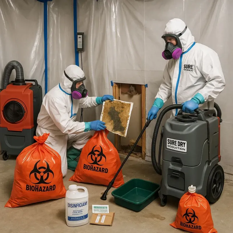 Contaminated Water Handling Protocols process in Mercer County, PA